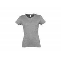 T-SHIRT SRA M/MANGA IMPERIAL WOMEN CINZA MATIZADO T-SHIRT SRA M/MANGA IMPERIAL WOMEN CINZA MATIZADO